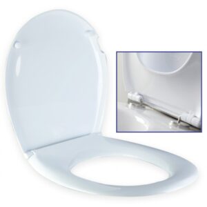 ABATTANT FLORA EN ABS AVEC CHARNIERE INOX