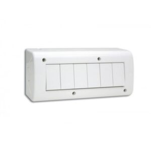 BOITE APPARENTE 6 MODULES BLANC 45Q46B LARGE SOMEF