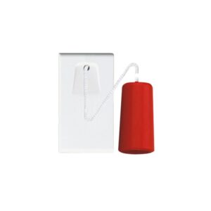 BOUTON TIRETTE BLANC 45B17 SOMEF