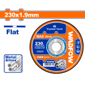 DISQUE INOX 230X1.9 WADFOW WAC1391