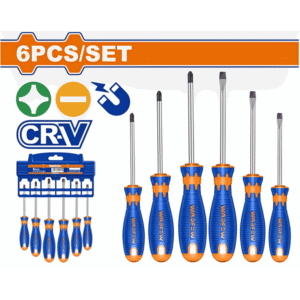 JEU 6 TOURNEVIS CR-V WADFOW WSS1206