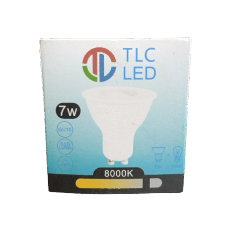 lampe-spot-gu10-7w-8000k-tlc
