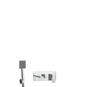 MITIGEUR DE BAIN-DOUCHE ENCASTRÉ 3 SORTIES AVEC POMMEAU DE DOUCHE MURAL EL JEM - SOPAL