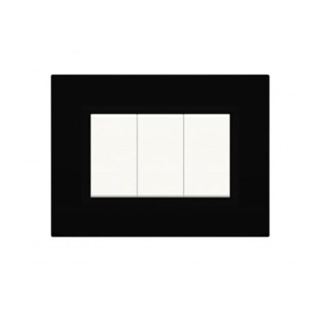 plaque-somef-nova-45pln03nl-3-modules-noir-