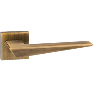 POIGNÉE FORME 2P WC NAXOS CARRE BRONZE